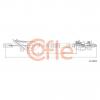 COFLE 92113014 Трос сцепления PEUGEOT:106 1350/700/420 mm