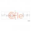 COFLE 92113295 Трос КПП CITROEN: NEMO/BIPPER/FI 1222+1225/945+1020 mm