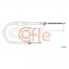 COFLE 92116573 Трос стояночного тормоза правый задн RENAULT: CLIO(3)RH DR/BRAK 1587/1430 mm
