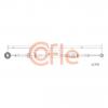 COFLE 92127271 92.12.7271_трос включения КПП!\ Fiat Punto 1.9JTD 99-12