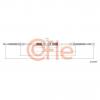 COFLE 92170377 Трос стояночного тормоза задн лев NISSAN CABSTAR F24 all (double wheels) 10/06-
