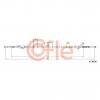 COFLE 92174238 Трос стояночного тормоза задн прав HONDA CR-V II 2002- 2265/2082mm
