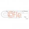 COFLE 92175133 Трос стояночного тормоза лев задн SUZUKI SWIFT all 05-