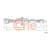 COFLE 92S24050 Трос спидометра RENAULT:R19 all 1220 mm
