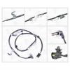 TE PARTS 10500533 Датчик ABS (передний правый, угловой, с тремя кронштейнами,  длина кабеля = 1330мм)