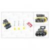 TE PARTS 7810335 Разъём 3х контактный универсальный  (ответная часть 7810338)(3-pin, 3 уплотнения, фиксатор)