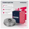 MARSHALL M1900902 Барабан тормозной Renault Logan 04-, Sandero 07-, Symbol 08- D=203 мм (+ABS) Marshall