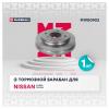 MARSHALL M1900903 Барабан тормозной Nissan Almera (N16) 00-06, Nissan Primera (P11) 96-01 Marshall