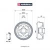 MARSHALL M1900913 Барабан тормозной