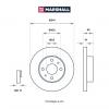MARSHALL M2000410 Диск тормозной Hyundai Accent (ТагАЗ) 00- передний 241 x 19 Marshall
