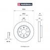 MARSHALL M2000426 Диск тормозной Chevrolet Aveo (T200, T250) 03-, Spark 1.0 05-, (M300) 10- передний 236 x 20 Marshall