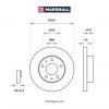 MARSHALL M2000433 Тормозной диск Citroen Jumper