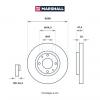 MARSHALL M2000437 M2000437_диск тормозной передн.!\ Hyundai Elantra III 01&gt; / Sonata IV 01&gt;, Kia Magentis I 01&gt;