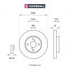 MARSHALL M2000443 Диск тормозной