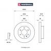 MARSHALL M2000450 M2000450_диск тормозной передн.!\ MB Sprinter II 06&gt;, VW Crafter I 06&gt;