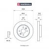 MARSHALL M2000471 M2000471_диск тормозной передний!\ KIA Sephia/Shuma 1.6 01&gt;