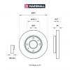 MARSHALL M2000485 Диск тормозной Hyundai Elantra (XD) 00-, Matrix 01-10; Kia Cerato (LD) 04-09 передний Marshall