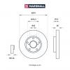 MARSHALL M2000499 M2000499_диск тормозной передн.!\ Toyota Camry 91&gt;, Lexus ES II, III 91&gt;