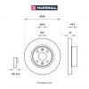 MARSHALL M2000505 M2000505_диск тормозной передн.!\ Lada Xray 16&gt;, Renault Logan II 13&gt; / Sandero II 13&gt; / Clio IV, V