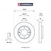 MARSHALL M2000510 M2000510_диск тормозной передн.!\ Hyundai H-1 II 08&gt;