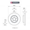 MARSHALL M2000524 Тормозной диск MB V-class