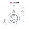 MARSHALL M2000526 M2000526_диск тормозной задн.!\ Mazda CX-5 I, II 11&gt;