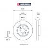 MARSHALL M2000530 Диск тормозной Hyundai i20 II 14-; Kia Rio IV 17- (M2000530)передний Marshall