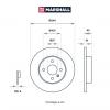 MARSHALL M2000534 M2000534_диск тормозной задн.!\ Opel Combo C 01&gt; / Meriva A 03&gt;