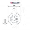 MARSHALL M2000545 Диск тормозной Nissan Qashqai (J11) 14-, X-Trail (T32) 14- передний 296 x 26 Marshall