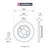 MARSHALL M2000547 M2000547_диск тормозной передн.!\ Hyundai Getz 02&gt;
