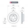 MARSHALL M2000553 Диск тормозной VAG Touareg (7L, 7P) 02-; Q7 (4LB) 06-; Porsche Cayenne 02- задний 330 x 28 Marshall