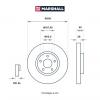 MARSHALL M2000557 M2000557_диск тормозной передн.!\ Ford Mondeo IV 07&gt;