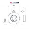 MARSHALL M2000563 M2000563_диск тормозной передний!\ BMW E39 2.0-3.5 95&gt;
