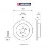 MARSHALL M2000569 Тормозной диск задн.
