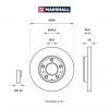 MARSHALL M2000573 Диск тормозной Mazda 6 (GG, GY) 02-08 передний 283 x 25 Marshall