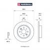 MARSHALL M2000577 M2000577_диск тормозной!\ KIA Cerato FB 01-04