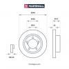 MARSHALL M2000582 M2000582_диск тормозной передний!\ Toyota Land Cruiser 200 4.7/4.5D 08&gt;