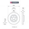 MARSHALL M2000593 Тормозной диск передн.