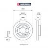 MARSHALL M2000597 M2000597_диск тормозной передний!\ Toyota Land Cruiser 4.0/3.0D-4D 03&gt;