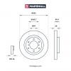 MARSHALL M2000600 M2000600_диск тормозной передний!\ Mitsubishi Pajero 3.8/3.2Di-D 07&gt;