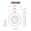 MARSHALL M2000603 Диск тормозной