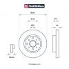 MARSHALL M2000605 M2000605_диск тормозной!\ KIA Rio DC 00-05