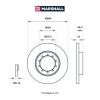 MARSHALL M2000622 M2000622_диск тормозной задн.!\ Ford Transit VII 06&gt;