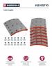 MARSHALL M2190710 M2190710_накладки тормозные STD !с заклепками 410x200 \Iveco
