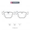 MARSHALL M2621282 Колодки тормозные BMW 3 (E46) 99- 7 (E38) 94- X3 (E83) 04-, X5 (E53) 00- задние Marshall