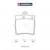 MARSHALL M2621919 M2621919_колодки дисковые задние!\ MB W202 1.8-2.5TD 93-01/W210 2.0-3.0TD 96-02