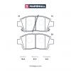 MARSHALL M2623510 Комплект тормозных дисковых колодок Toyota Corolla