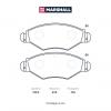 MARSHALL M2623597 Колодки тормозные Peugeot 206 98- передние Marshall