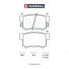 MARSHALL M2623736 Комплект тормозных дисковых колодок Honda Accord VIII, IX 08- задн.