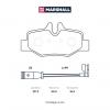 MARSHALL M2624008 M2624008_колодки дисковые задн.!\ MB Viano 03> / Vito II 03>